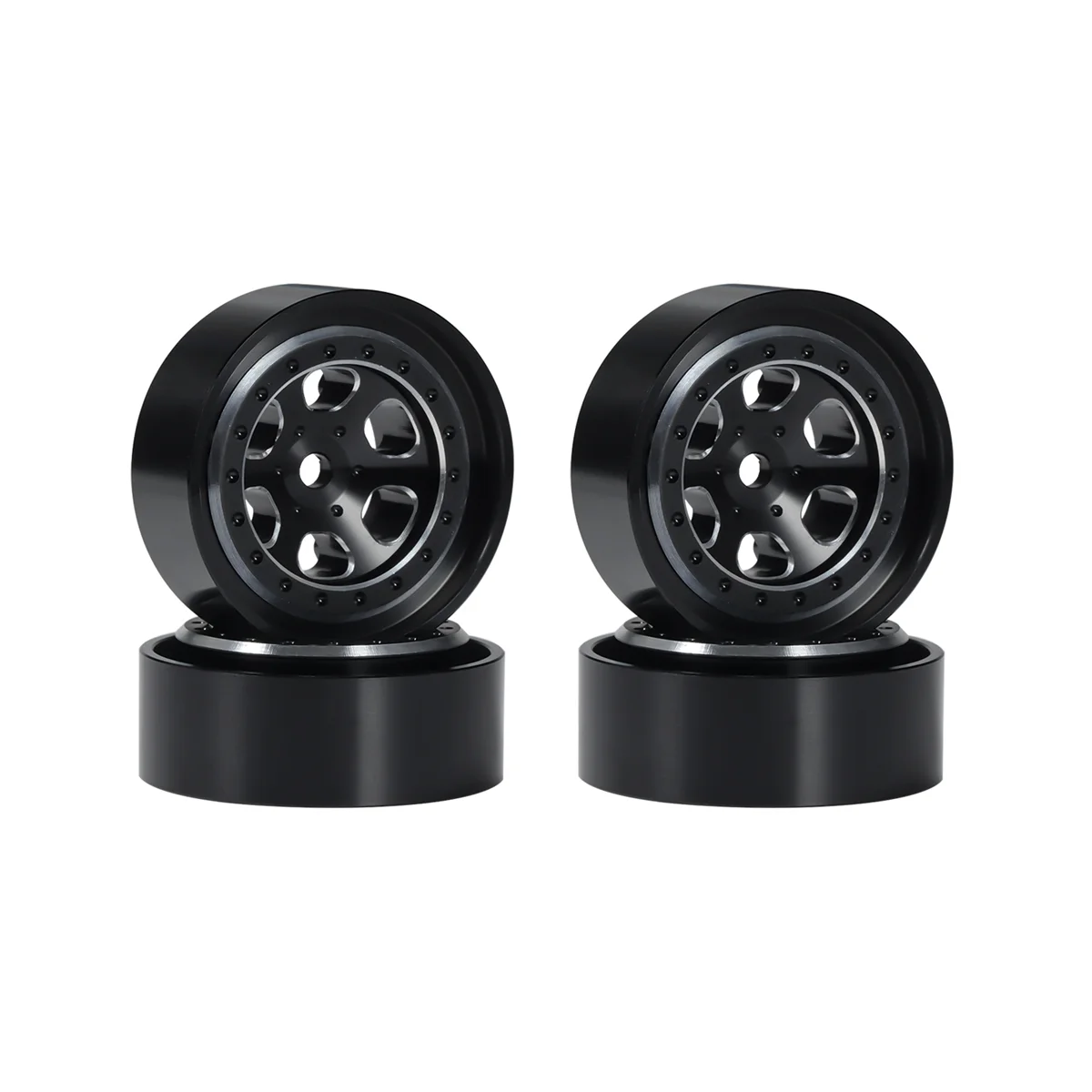 

4 шт., 1,3 дюйма, металлическая Ступица колеса для TRX4M 1/18 RC Crawler Car, обновленные детали, аксессуары, 3