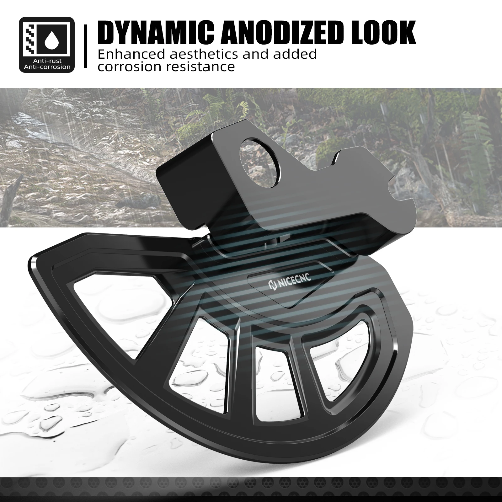 Für Suzuki DRZ400SM DR-Z 400SM DRZ 400 SM 2005-2024 2023 2022 2021 2020 Vorne Hinten Bremsscheibe Schutz & vorne Gabel Untere Abdeckung – Detail 3