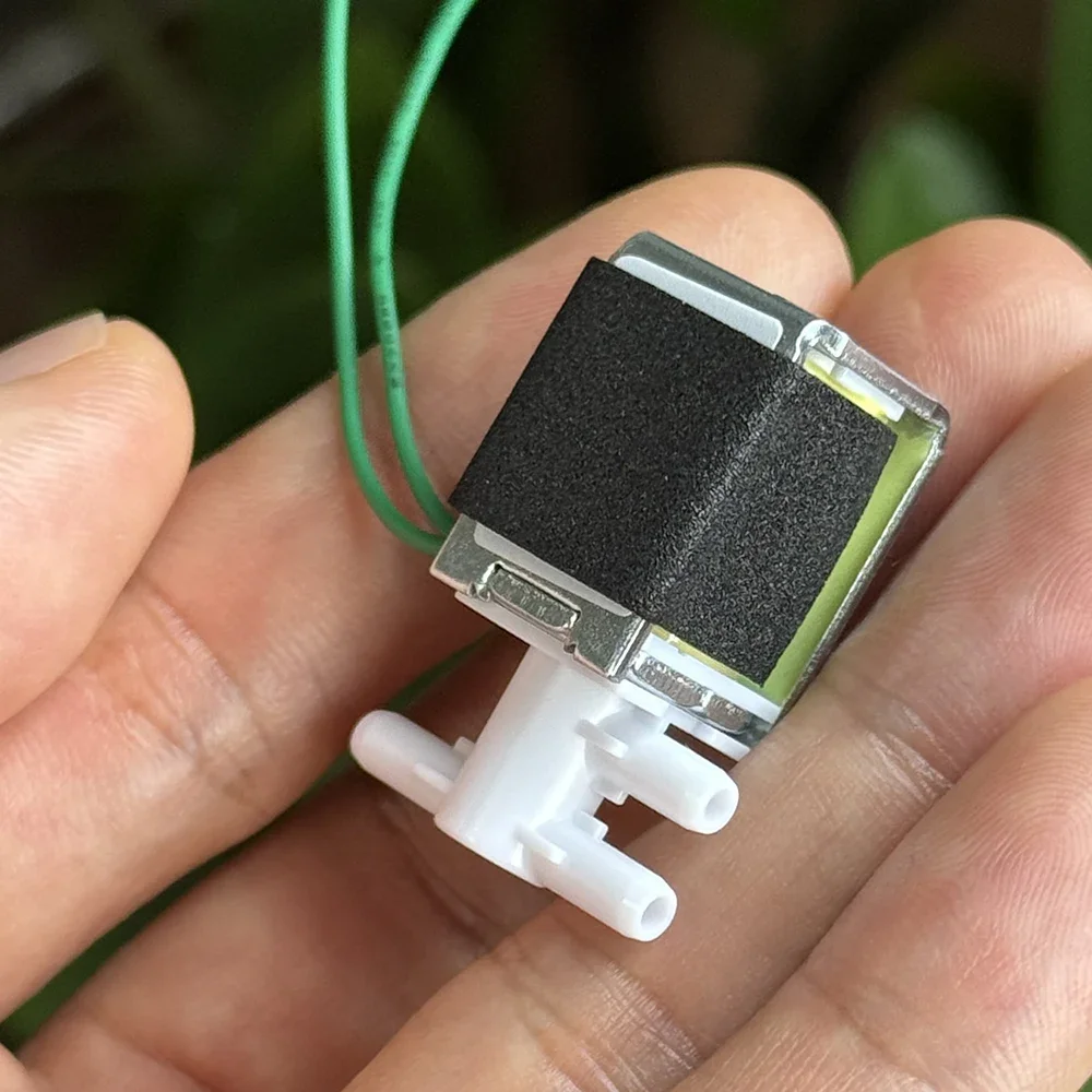 Zawór elektromagnetyczny DC 6V-12V 2-drogowy 1-pozycyjny normalnie zamknięty typ instrumentowy sprzęt elektroniczny zawór sterujący akcesoria DIY