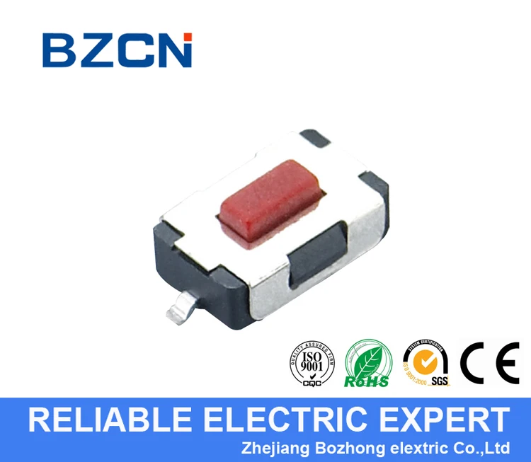 20 шт. 4*6*2,5 тактовый переключатель SMD/SMT 2 контакта Медь красная ...