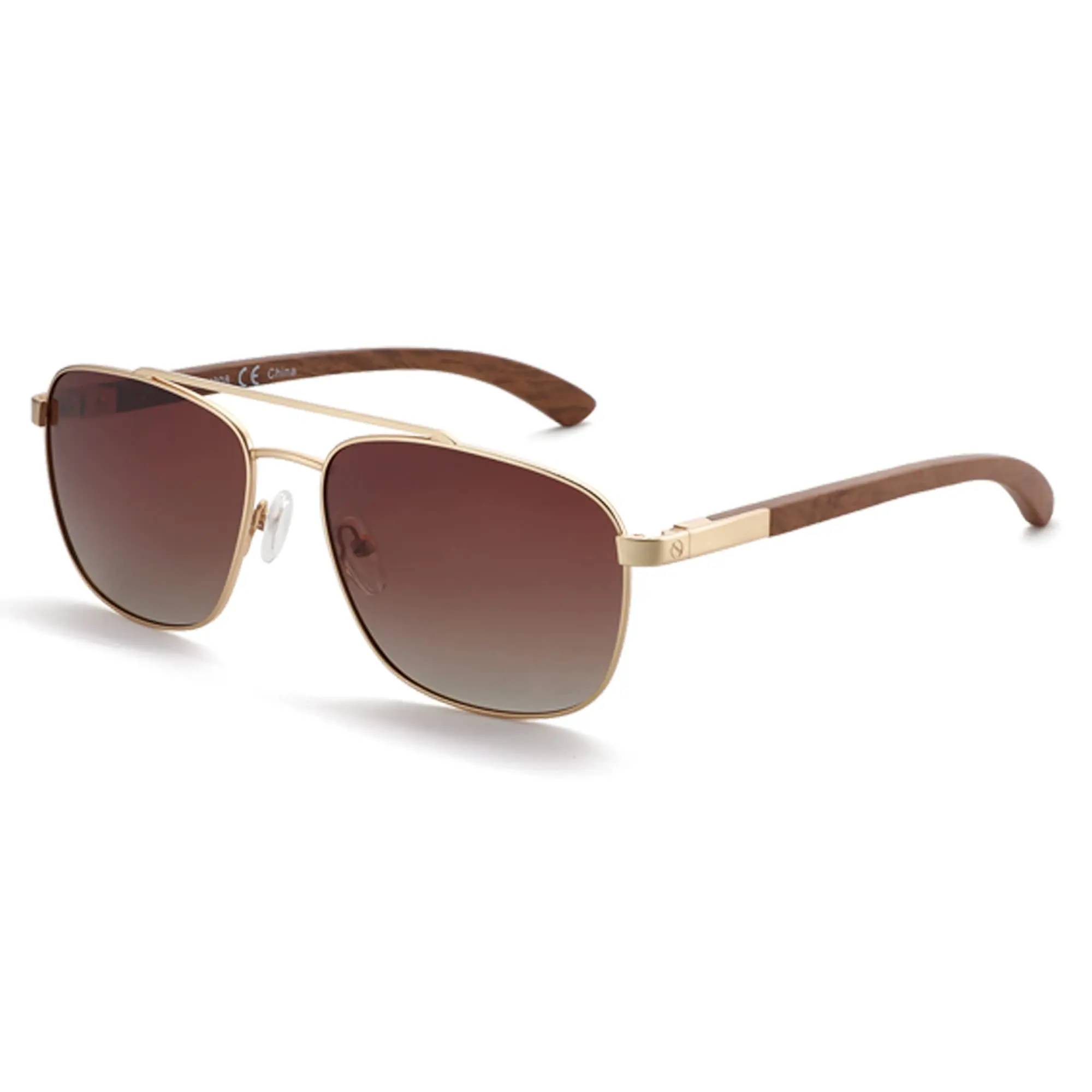 ZENOTTIC 2026 Holz Polarisierte Sonnenbrille für Herren 100% UV-Schutz Angeln Fahren Golf Sonnenschutz-Brille – Detail 6