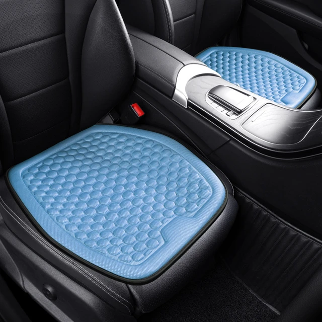 Car Seat Cushion Four Seasons General Non-slip Ice Silk Honeycomb Gel  Breathable Home Office Sedentary Seat Breathable Cool Pad - AliExpress