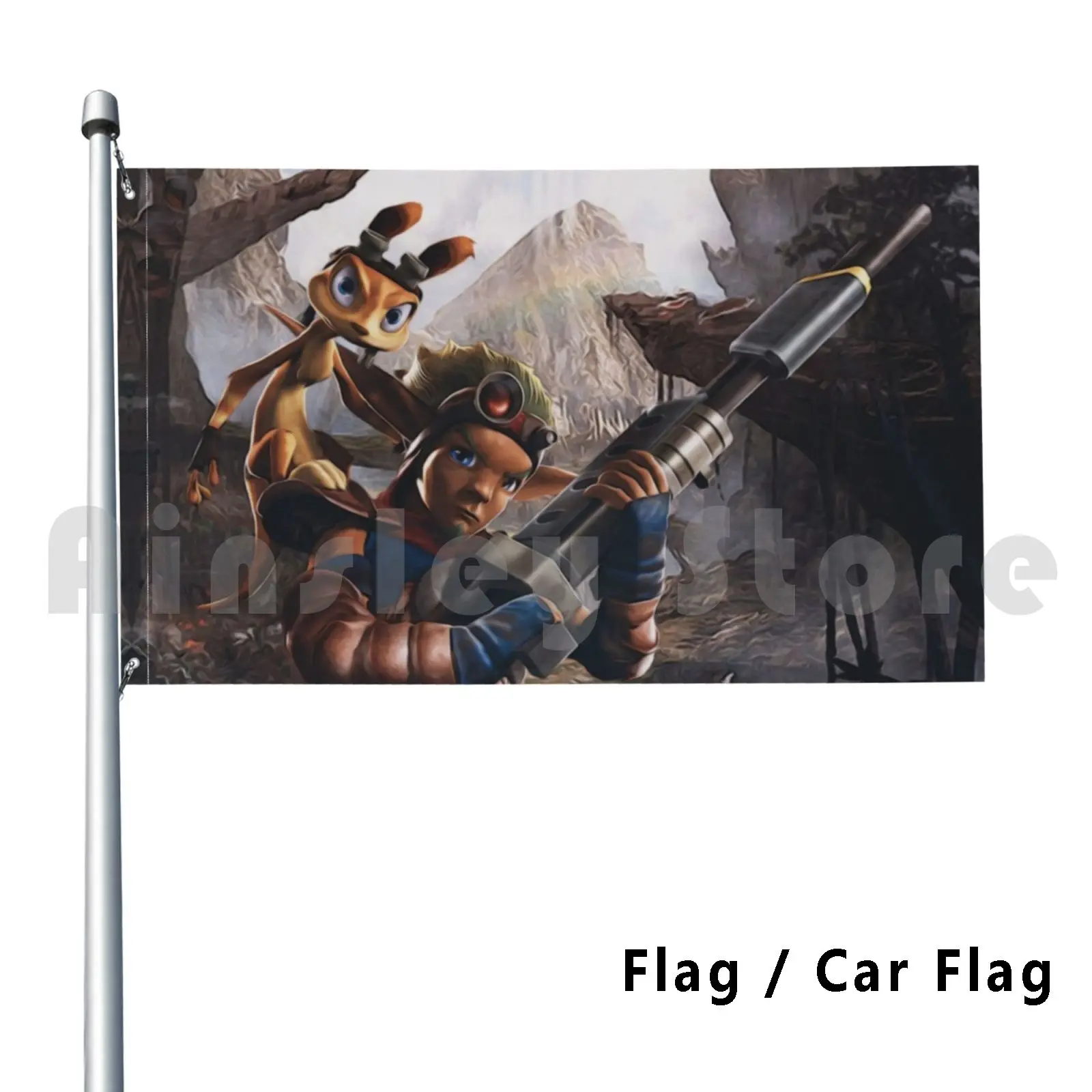 Precursore Hero 4 Outdoor Decor Flag Car Flag Jak E Daxter Jak Daxter Jakanddaxter Naughty Dog Play Station Ps3