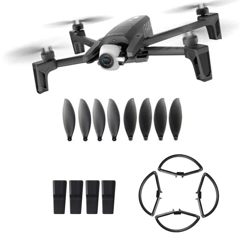 Parrot Anafi Drone Colorful Propeller Props Maple Leaf Protective Ring Blade Guard Landing Skid Spare Part Diy Accessory