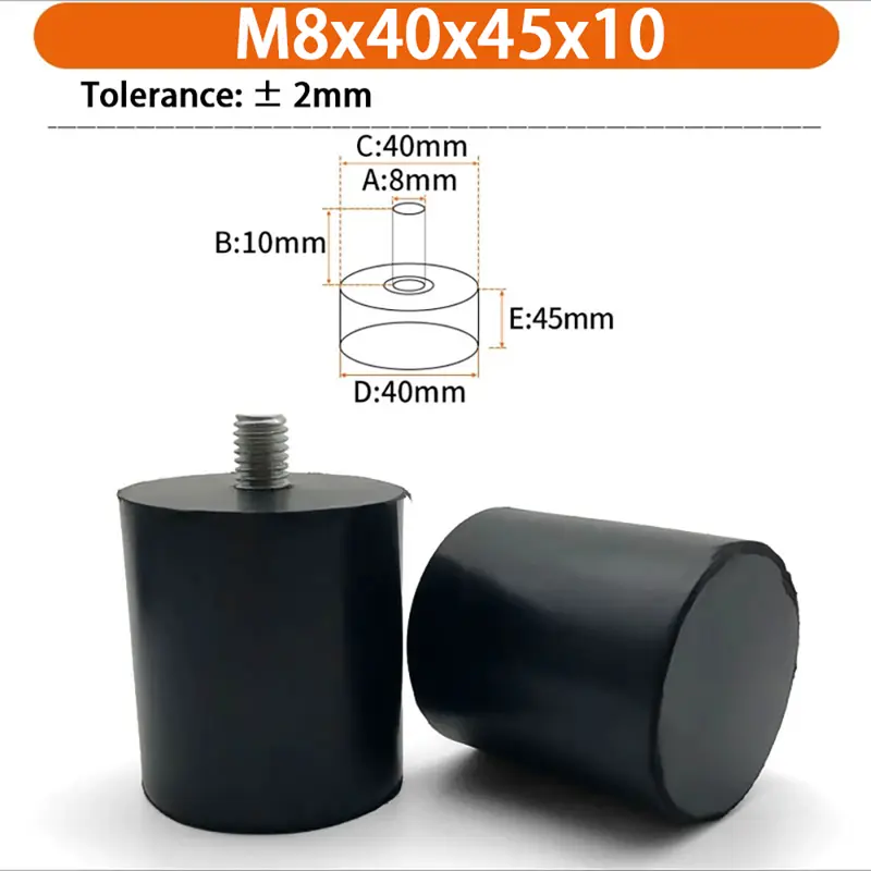M6 M8 M10 Rubber Adjustable Feet Pad Feet Pad With Screw Table Chair Balck Leveling Foot Pad Furniture Leg Anti-shock Protection - Image 51