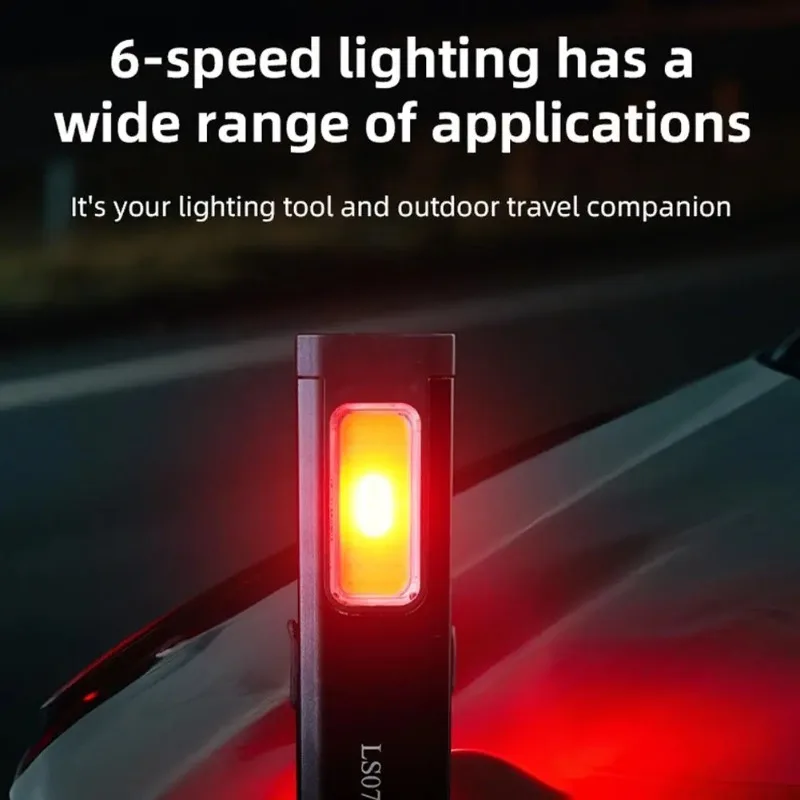 New Magnetic Handheld Flashlight - Waterproof Mini Portable Super Bright Torch Magnet Outdoor Emergency Repair Lighting Tool