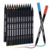 12/24 Colors/set Waterproof Colorfast Fabric Textile Marker Pen Permanent Pen for DIY Clothes Art Graffiti Drawing Painting Pen 2