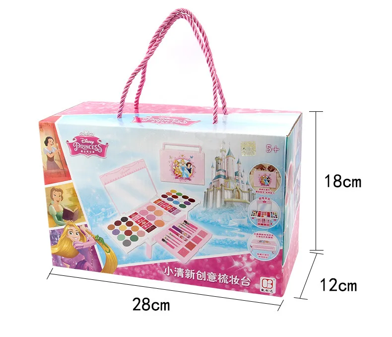 Disney dos Desenhos Conjunto de Maquiagem Solúvel em Água das Crianças Animados Princesa Meninas Congelados Penteadeira Brinquedos Sonho Fingir Casa Cosméticos 13 Computers & Electronics
