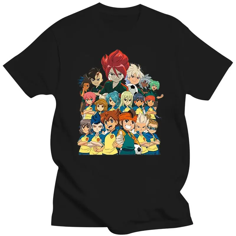 Abbigliamento Uomo Inazuma Eleven T Shirt Estate A Maniche Corte Colore Bianco Inazuma Eleven Logo T Shirt Tees Top Tshirt Hip Hop Inazu