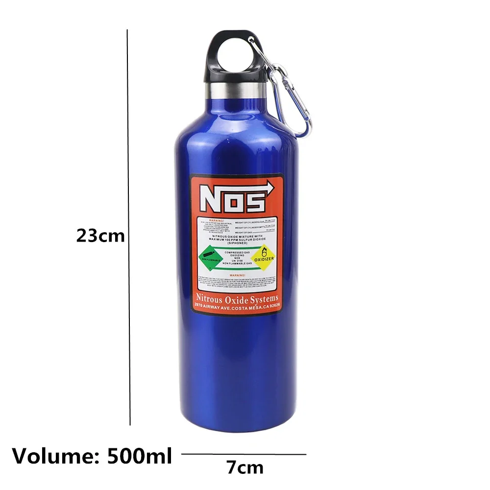 Stainless Steel Car NOS Nitrogen Bottle Insulation Cup 500ml Insulation Pot Racing Style Car Interior Decoration Accessories — view 4
