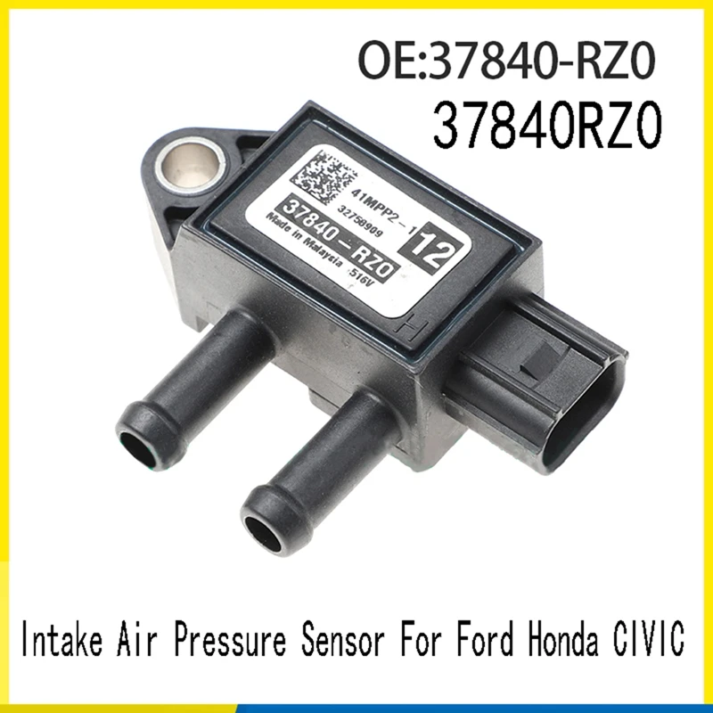 

1 Piece Intake Air Pressure Sensor MAP Sensor Black Plastic Automotive Supplies For Ford Honda CIVIC 37840-RZ0 37840RZ0