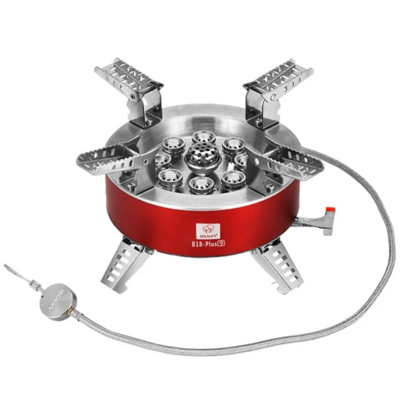 

Туристическая горелка BULIN BL100 B18 Plus, 18000 Вт/23800 Вт, 7/9 отверстий