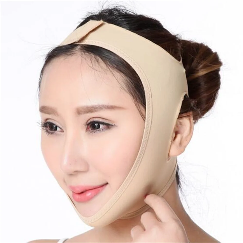 Face V Shaper Facial Slimming Bandage Relaxation Lift Up Belt Shape Lift Reduce Double Chin Face Thining Band Massage Hot Sale