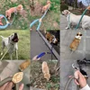 1.5M/1.8M Dog Leash Slip Rope Lead Leash Heavy Duty Braided Rope Adjustable Loop Collar Training Leashes for Medium Large Dogs 2