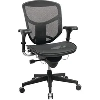 WorkPro® Quantum 9000 Series Ergonomic Mid-Back Mesh/Mesh Chair, Black 1