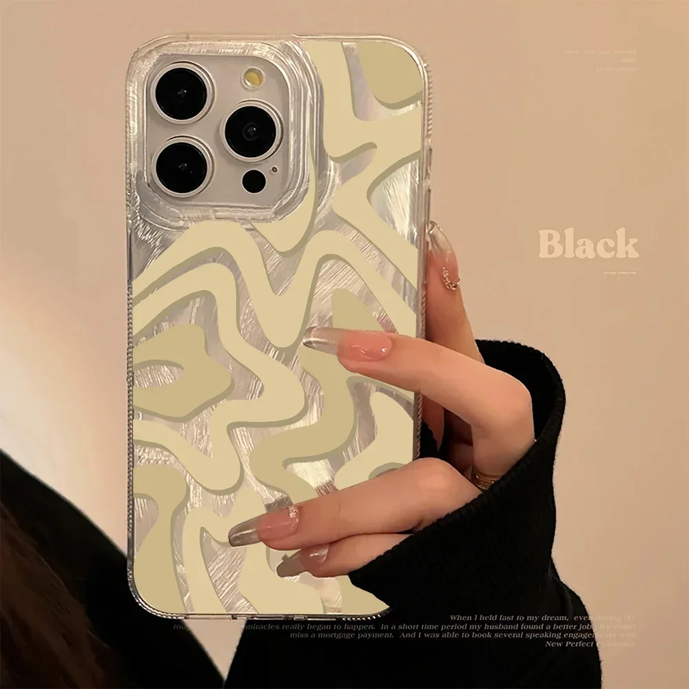 Luxury Laser Wave Design Phone Case Cover