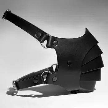 Bdsm Mask Punk Leather Motorcycle Haze Face Mask Male Dust Windproof Adult Games Bondage Restraints Cosplay Sex Toys For Men Gay 6