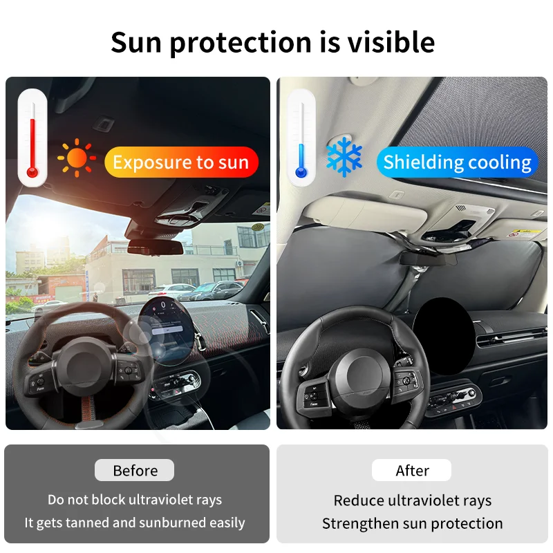 Car Front Window SunShade for Mini Cooper 2
