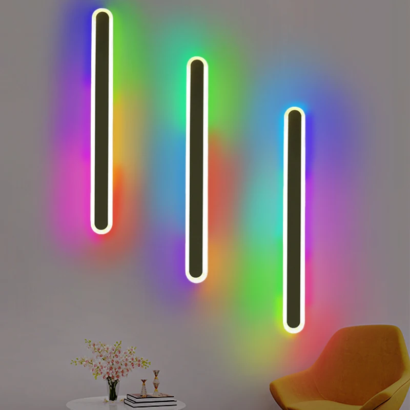 Oorzaak compleet Niet meer geldig Moderne Led Wandlamp Badkamer Spiegel Licht Slaapkamer Nachtkastje Rgb  Wandlamp Decoratie Binnenshuis Licht Blaker Iron Acryl Lamp|Wandlampen| -  AliExpress