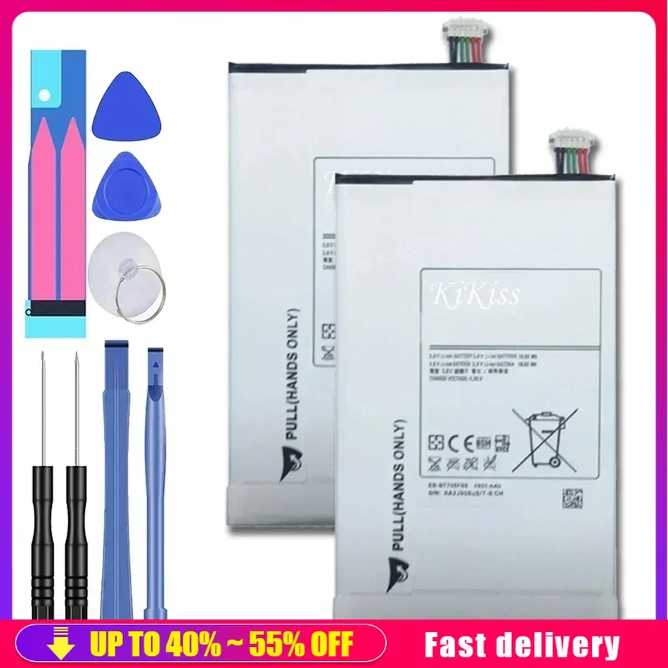 Rechargeable Tablet Battery 4900mAh For Samsung Galaxy Tab S 8.4 T700 T705 SM-T700 T701 SM-T705 EB-BT705FBE EB-BT705FBC rechargeable battery
