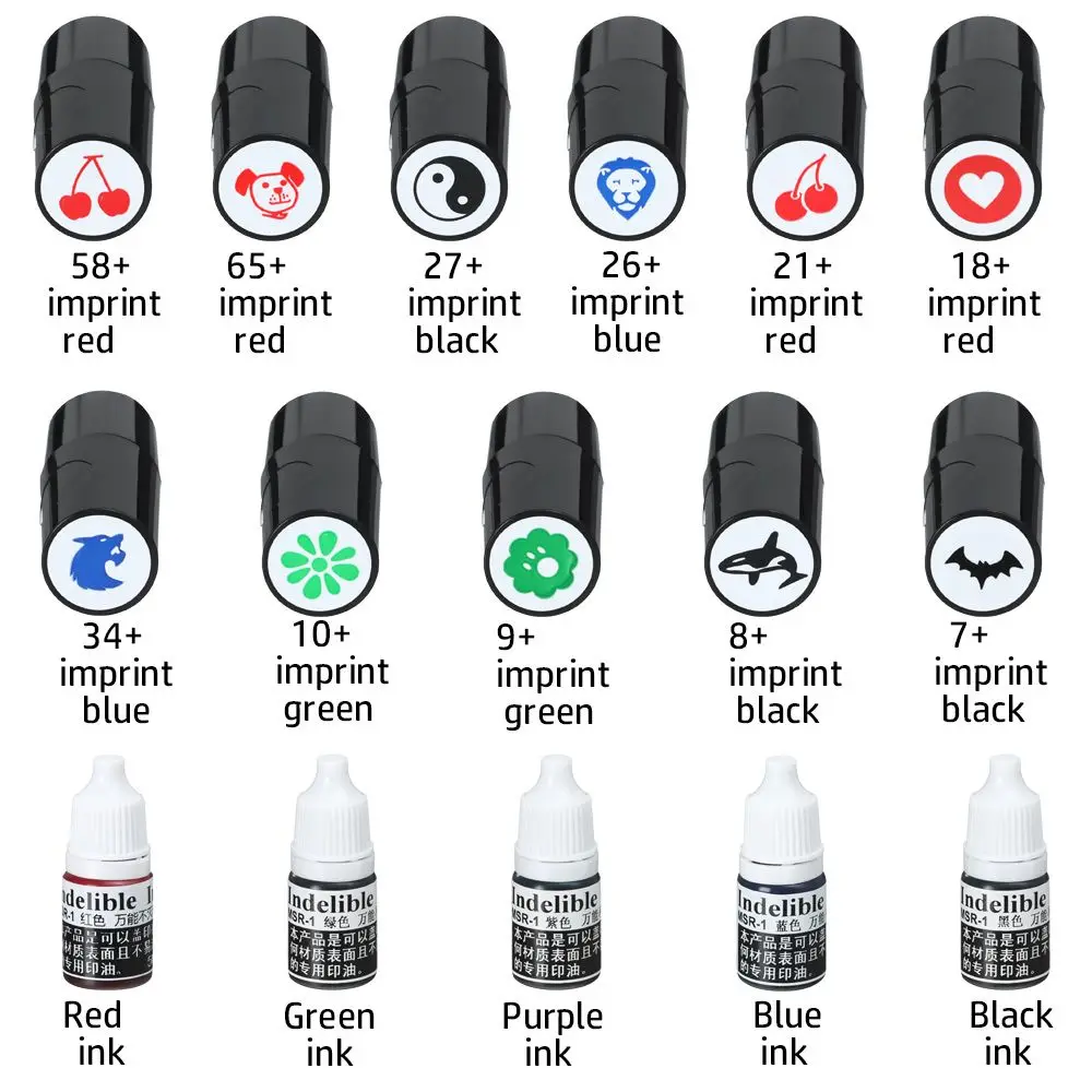 High Quality Golfer Gift Quick-dry Golf Stamp Marker Golf Accessories Golf Ball Stamper Mark Seal