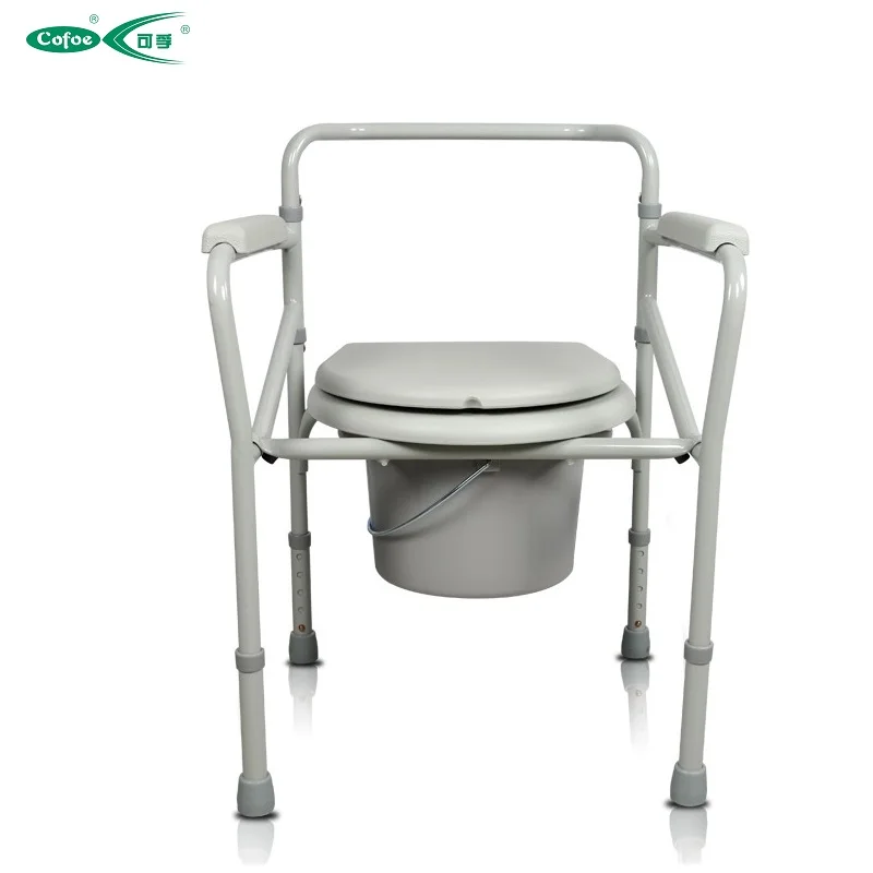 China Hot selling Hospital Folding Walker/Commode Chair Price/Potty Chair Adult portable toilet training chair 2