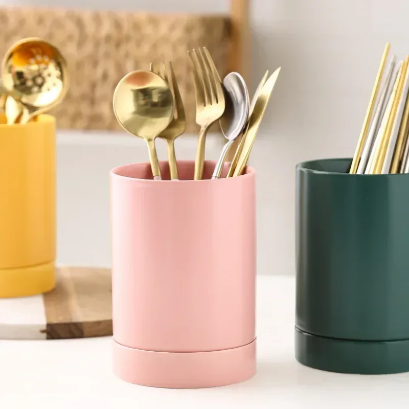 

Кухонные принадлежности, вилки, ложки, держатель для места, сушилки для посуды, Сэкономьте инструменты для палочек, керамическое хранилище для кухни