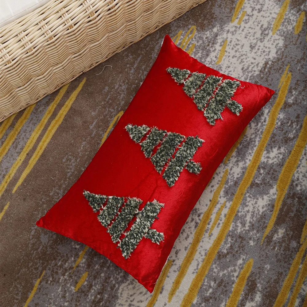 HUASHUZI cuscini natalizi cuscino natale blu regali 40 x 40 cm cervo decorazioni natalizie centrotavola natalizio per la casa christmas decorations xmas cushion covers pillow