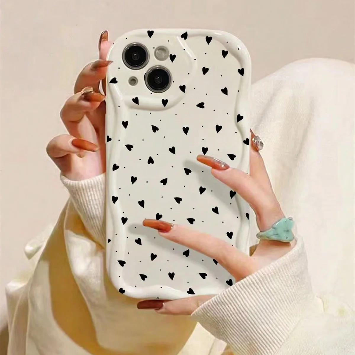 Romantic Love Hearts Phone Case Skin