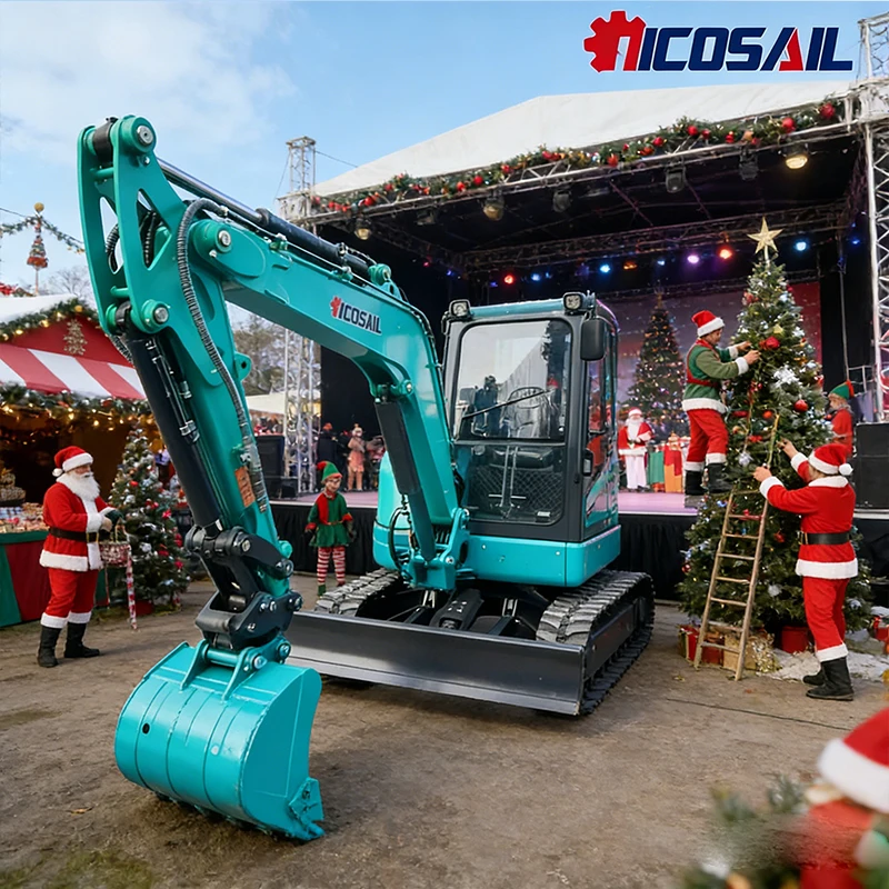 3.5-ton   engine hydraulic mini excavator EPA household mini excavator with cab air conditioning for sale