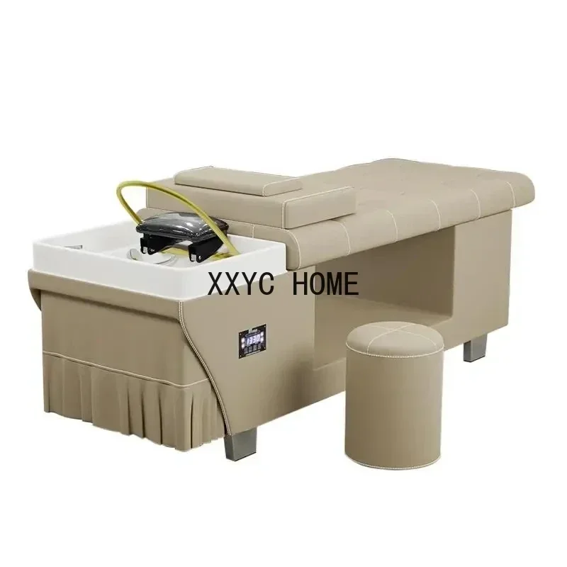 Thai Spa Shampo Chair Therapy Luxury Comfort Sink Head Spa Hair Wash Bed Massage Adult Shampouineuse Salon Furniture