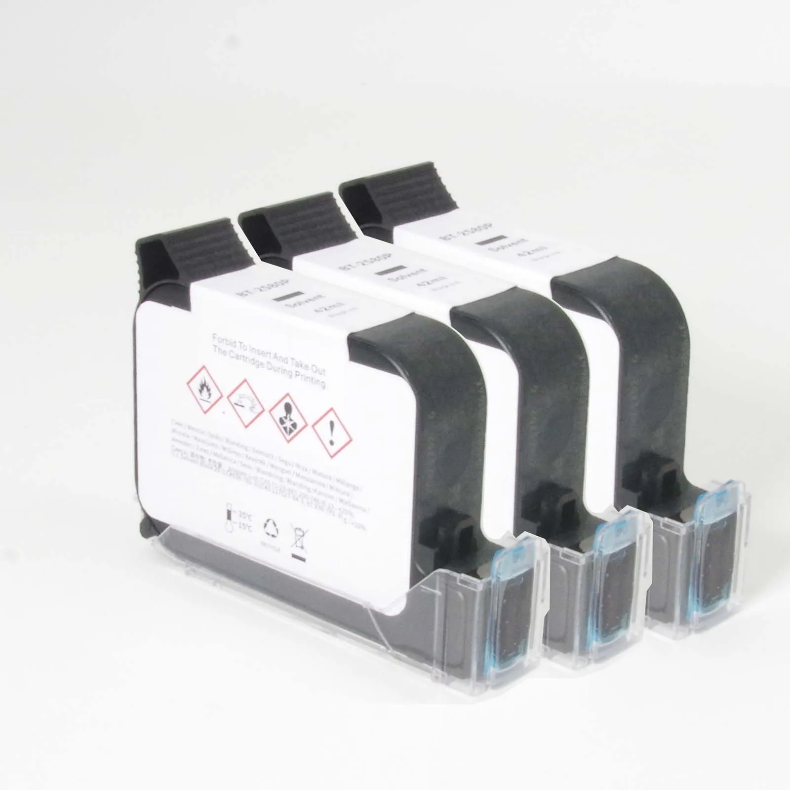 1pcs 12.7mm BT-2580P 2580TL fast dry black cartridge Compatible for BT-HH6205 BT-HH6105 PrintFOX B10 Handheld Printer EB22BL