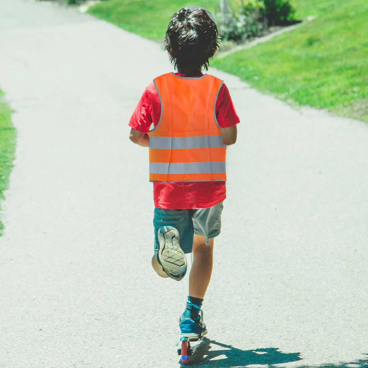 Waistcoat Safety Vest Kid Reflective Coat Night