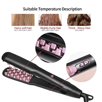 Fluffy Curling Iron Corn Beard Grid Splint Electric Hair Root Negative Ion Curler 2