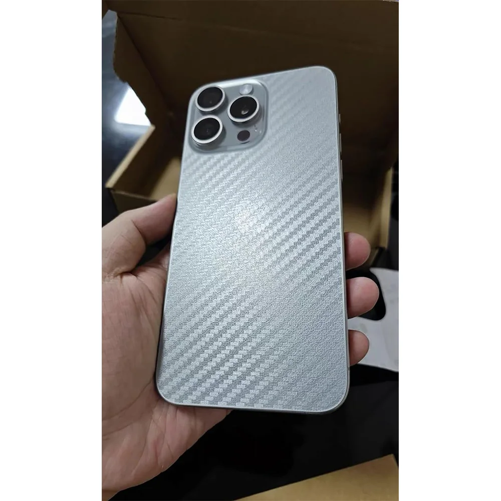 Carbon Fiber Back Screen Protector Film Sticker