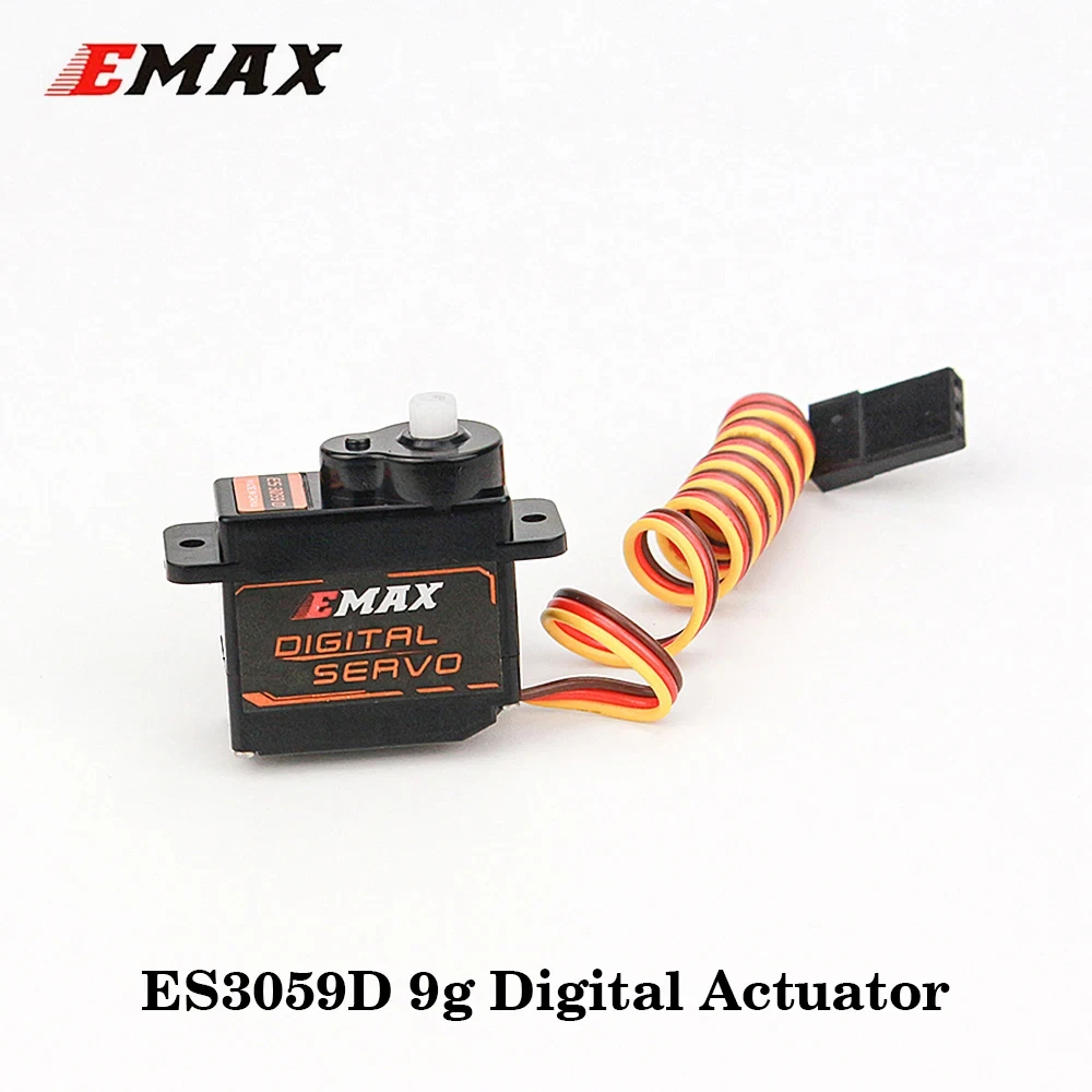 

Цифровой привод EMAX ES3059D 9g/ES3059MD 12g, металлический Цифровой привод для радиоуправляемой модели и робота, ШИМ привод