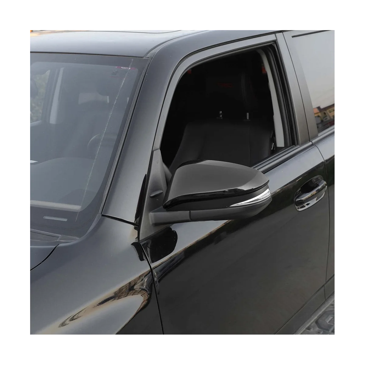 

Внешняя отделка автомобиля + крышка дверной ручки для Toyota 4runner 2017-2023, черные аксессуары