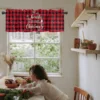 Valances for Windows Kitchen Living Room Small Window Valance Christmas Snowflakes All Hearts Come Home For  Christmas 1 Panel 5