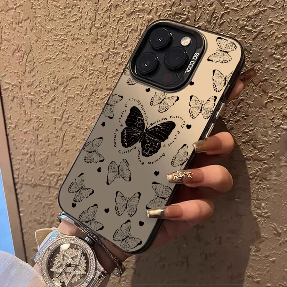 Shockproof IMD Butterfly Design Phone Case