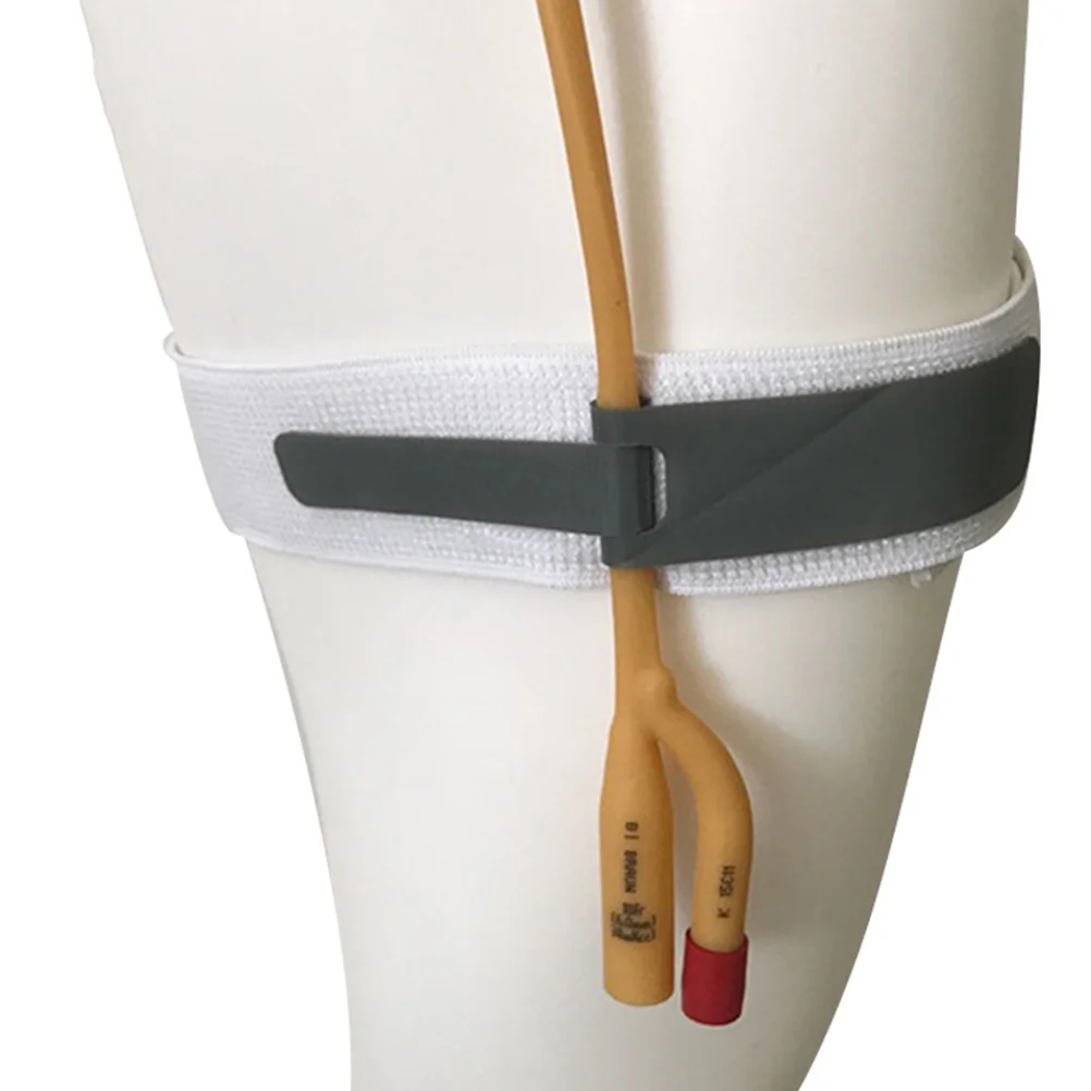 2pcs Catheter Fixation Tape Fasteners Catheter Tape Leg Holder Urinary Supplies for Man Woman (As Shown)