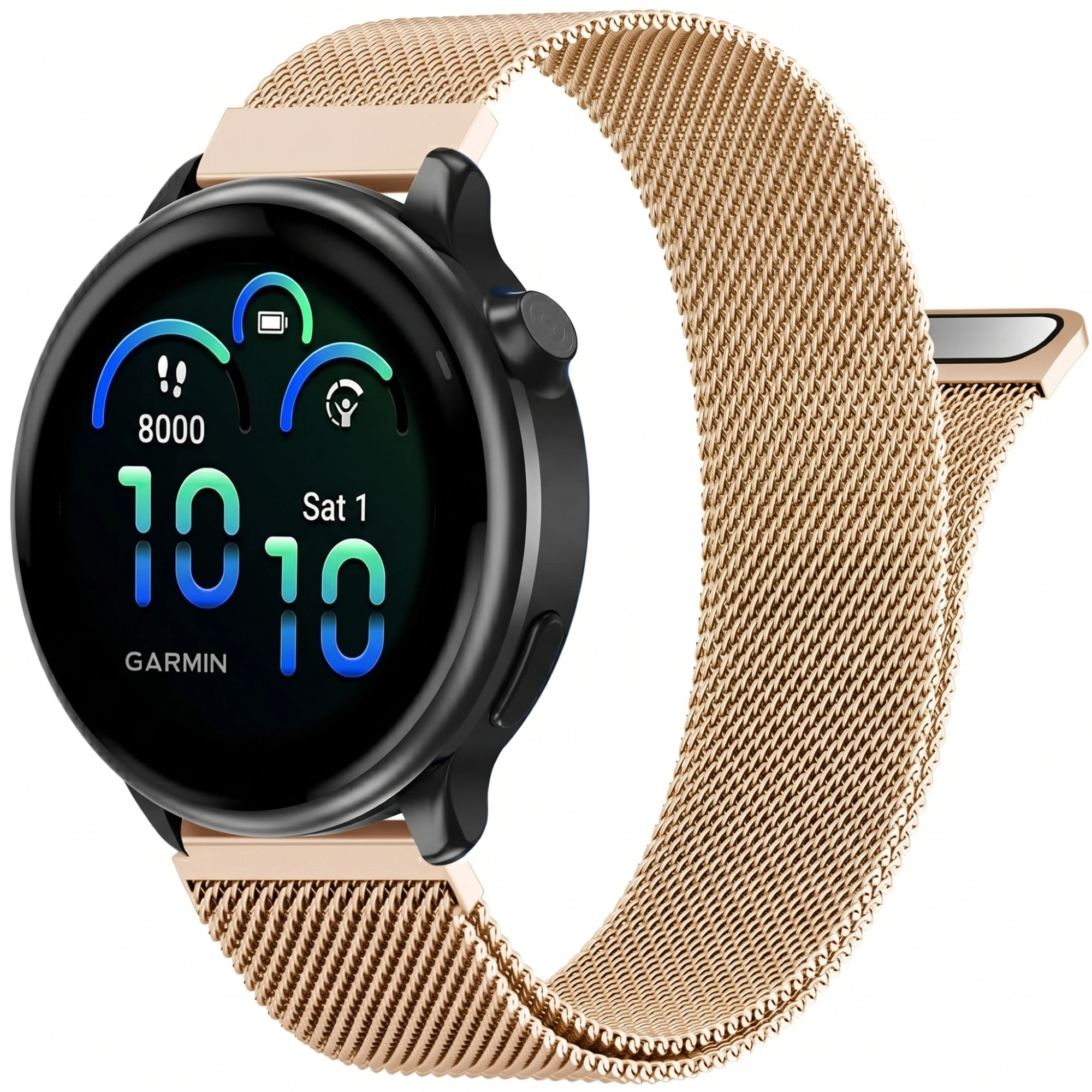Premium 20mm Metal Magnetic Quick-Release Stainless Steel Mesh Strap