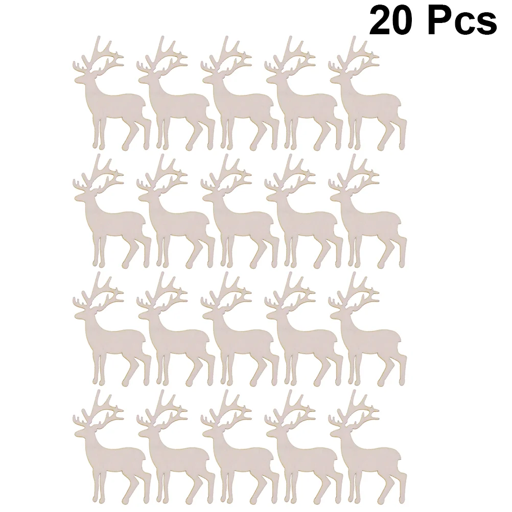 

DIY Wood Deer Crafts Sika Deer Graffit Wood Piece DIY Painting Slices Educational Wood Crafts Christmas Decor Acce A35