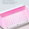 Professional 128W High Power Led Nail Lamp Red Light Gel Polish Dryer Cordless Rechargeable Two Hands Manicure Machine 5