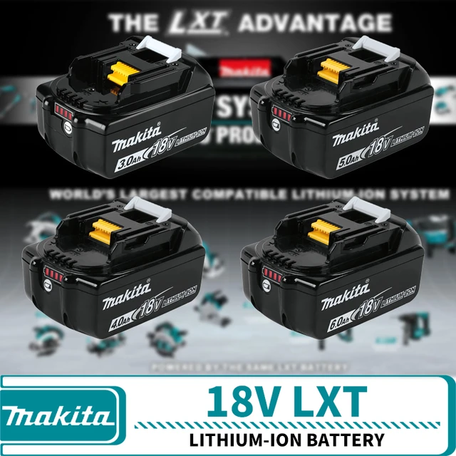 Makita Battery 3ah 4ah 5ah 6ah For Makita Battery Power Tools Bl1830b Bl1840b Bl1850b Bl1860b Dc18sd Electric Drill - AliExpress