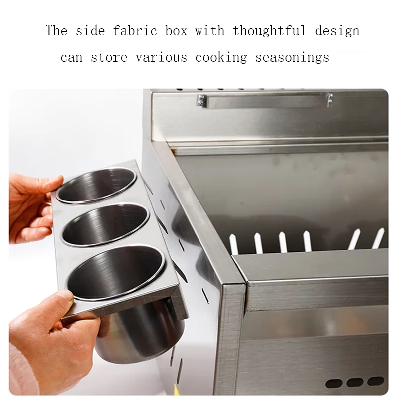 Commercial Gas Fryer Gas Fryer Energy Saving Double Cylinder Fryer Stainless Steel French Fries Fryer 5