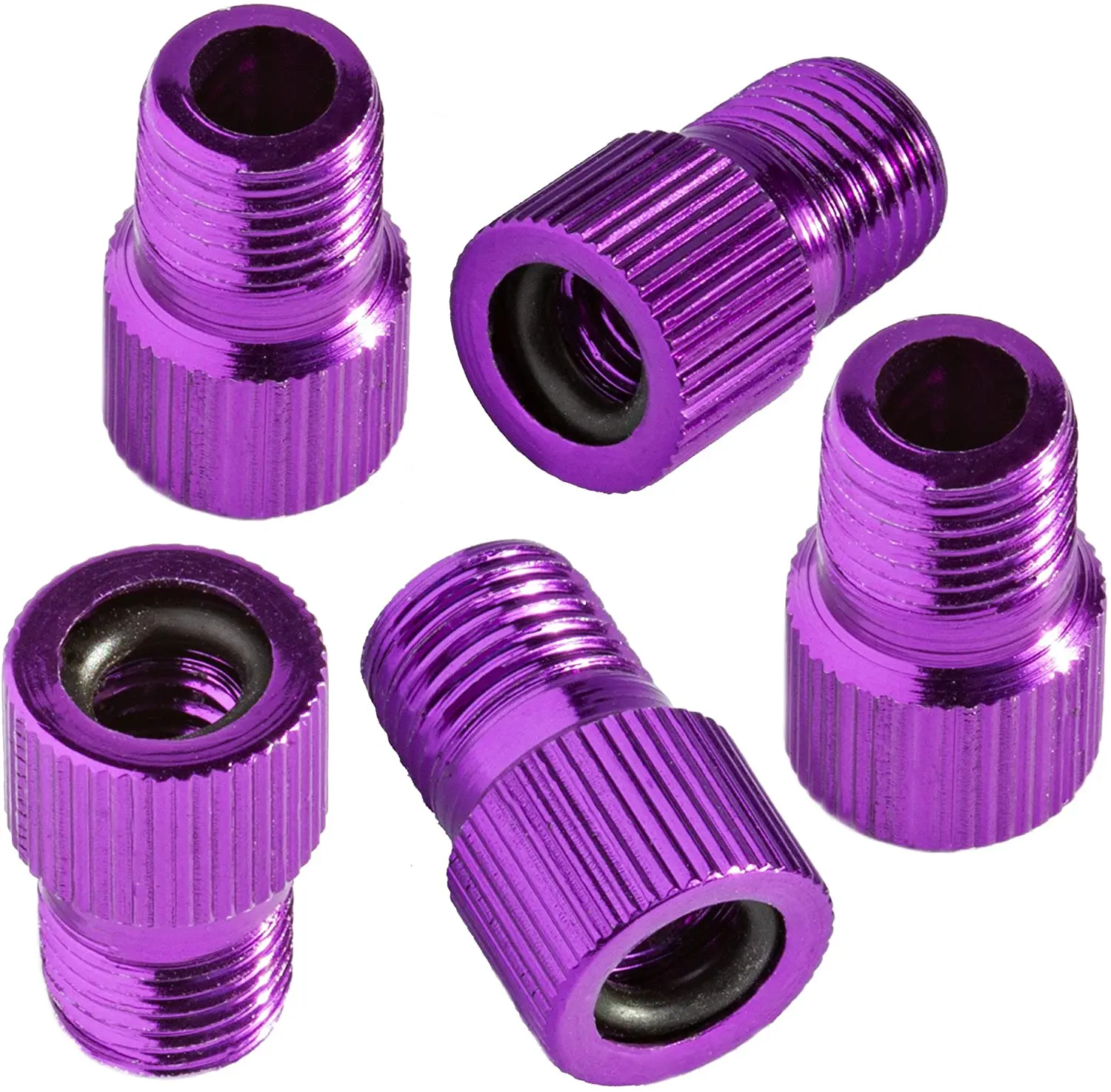 Adaptateur Valve Presta En Schrader HZJD - 2 Pièces Pour Gonflage Pneu Vélo