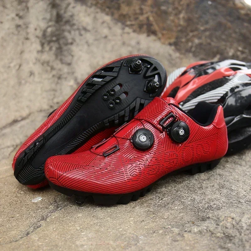 Cycling Sneaker Mtb Pedal Bicycle Shoes Man Women Flat Mountain Cycling Shoes Cleat Rb Speed Footwear Selflocking cycling shoes