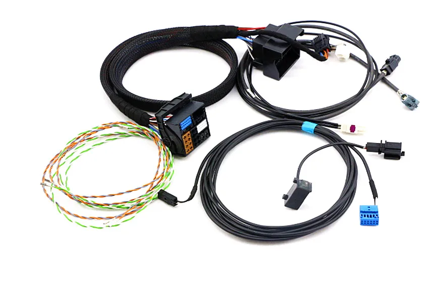 High-quality MIB2 866A navigation split radio update installation Golf 7 MK7 Passat B8 adapter cable harness