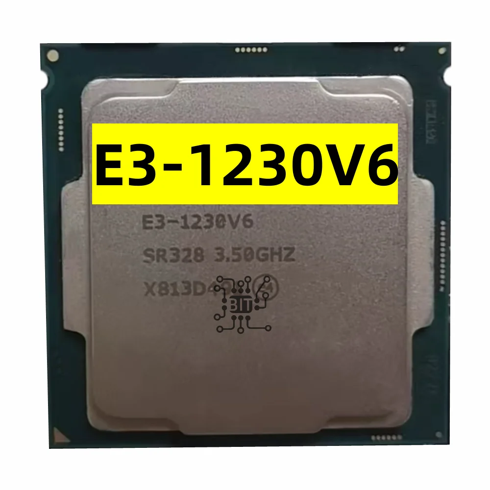Xeon E3-1230V6 Cpu 3.50Ghz 8M Lga1151 E3 1230 V6 Quad-Core Desktop E3-1230 V6 Processore Spedizione Gratuita E3 1230 V6
