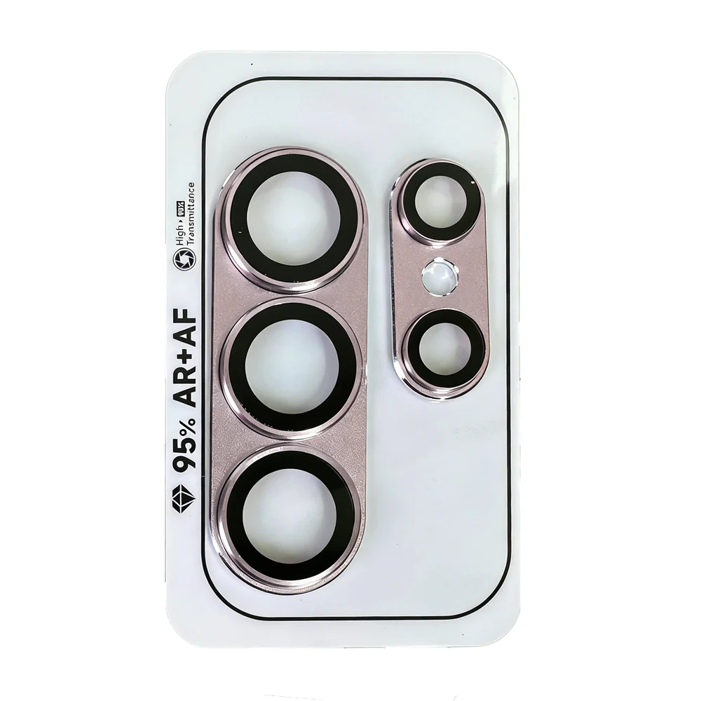 8K HD Camera Protective Metal Lens Cover with Tempered Glass Film